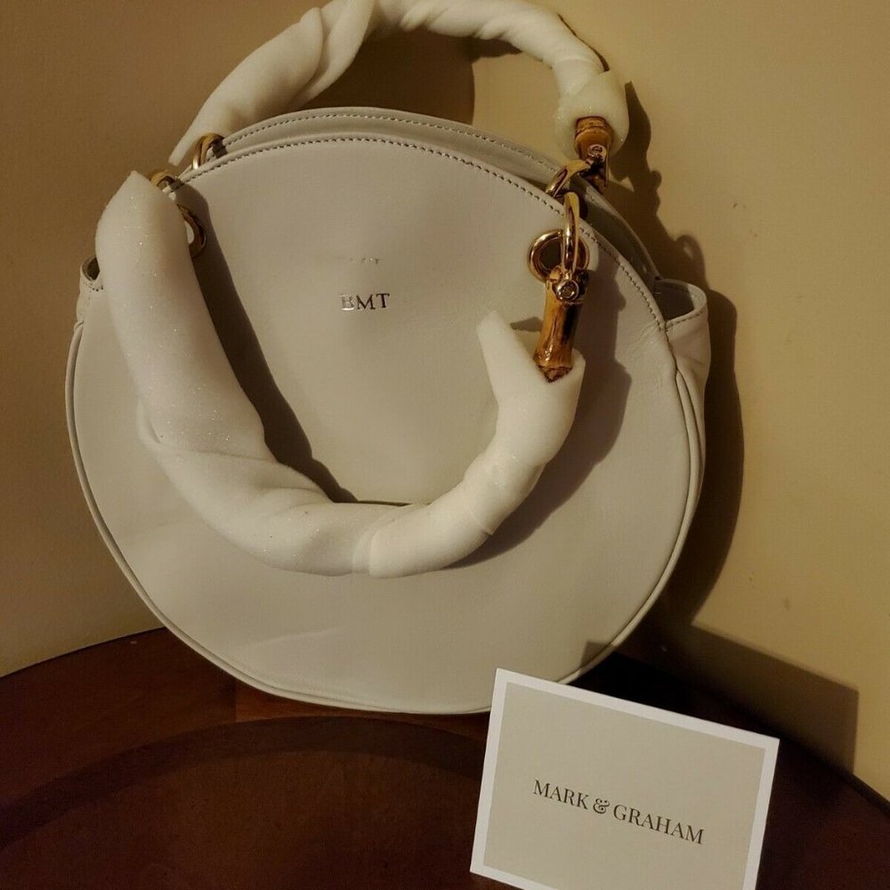 Mark & Graham Bamboo Elisabetta Crossbody, Round